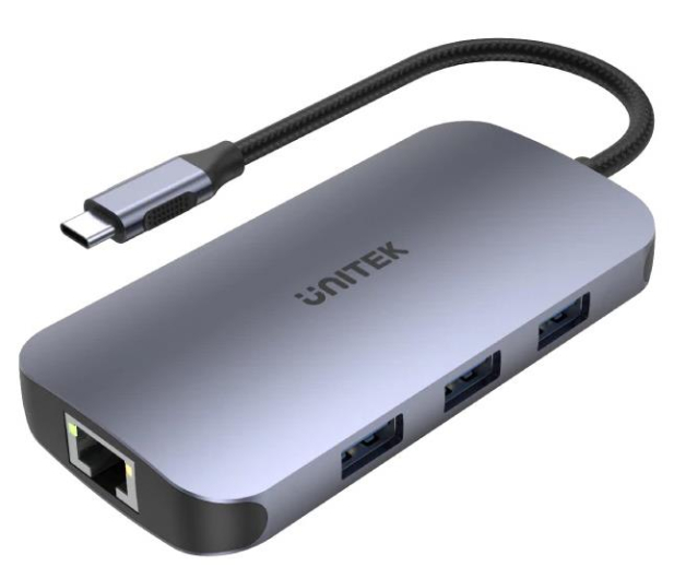 UNITEK Hub N9+ USB-C HDMI, PD 100W, czytnik kart D1071A - 723969 - zdjęcie 2